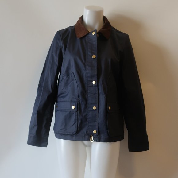 J. Crew Jackets & Blazers - NWOT Womens J.Crew Navy Blue Jacket M *